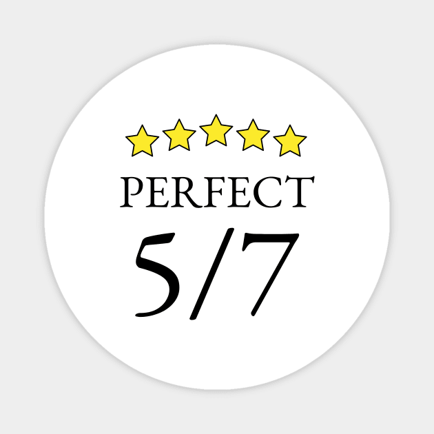 a perfect 5/7 Magnet by minimal_animal